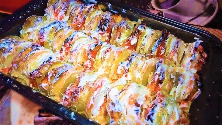 Запеканка овощная с куриным филе и в яично-сметанной заливке: шаг 2