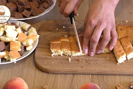 Торт "панчо" с ананасами: шаг 2