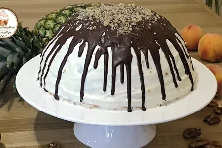 Торт "панчо" с ананасами: шаг 7