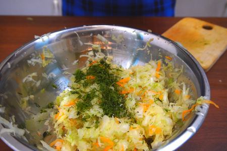 Салат из белокочанной капусты: шаг 7