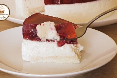 Муссовый торт "сливочно-малиновая нежность": шаг 7
