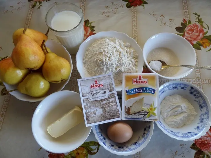Пирожки с грушами: шаг 1