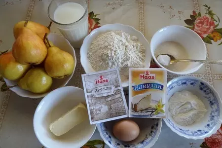 Пирожки с грушами: шаг 1