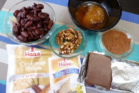 Шоколадно-ореховые конфеты из фасоли: шаг 1