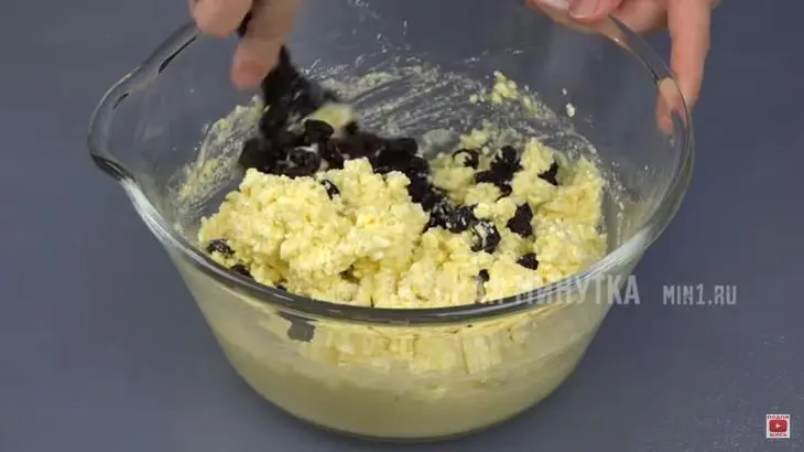 Творожный ванильный десерт (пирог без муки): шаг 2