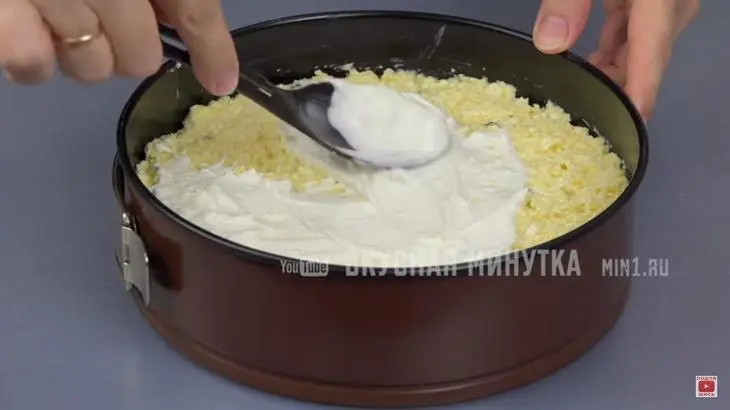 Творожный ванильный десерт (пирог без муки): шаг 3