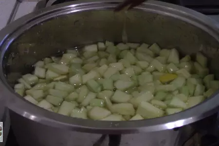 Янтарно-золотистое, ароматное и очень вкусное варенье из кабачков! готовлю каждый год!: шаг 5