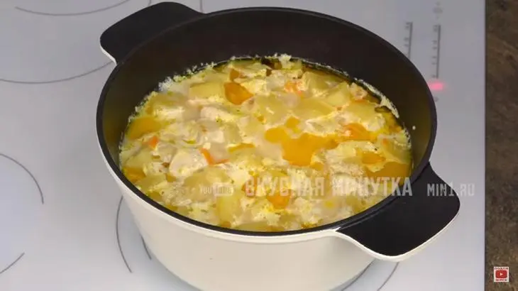 Бесподобный картофель с мясом тушеные в молоке: шаг 3