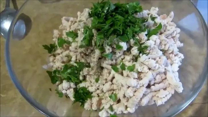 Самса с мясом: шаг 1
