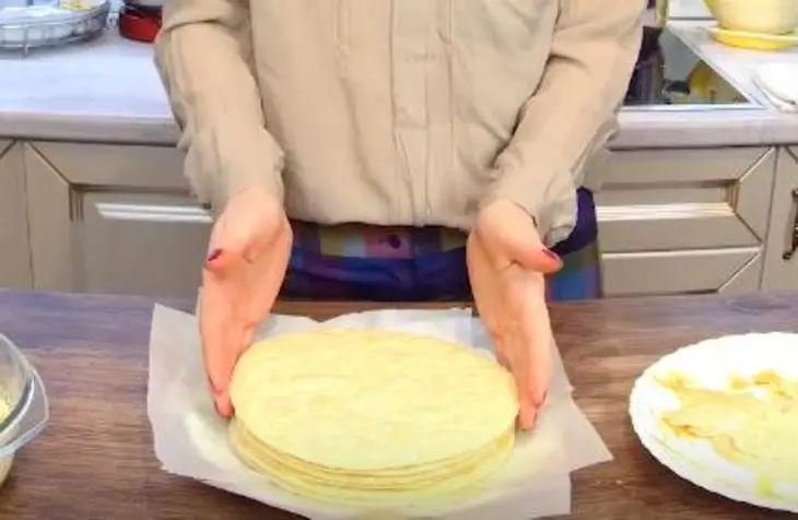 Нежнейший торт "наполеон". вкус детства!: шаг 8