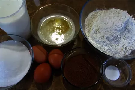 Шоколадные маффины: шаг 1