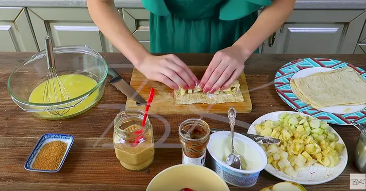 Французский тост из лаваша 4 самые вкусные начинки: шаг 3