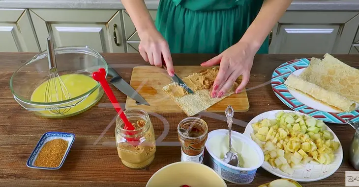 Французский тост из лаваша 4 самые вкусные начинки: шаг 4