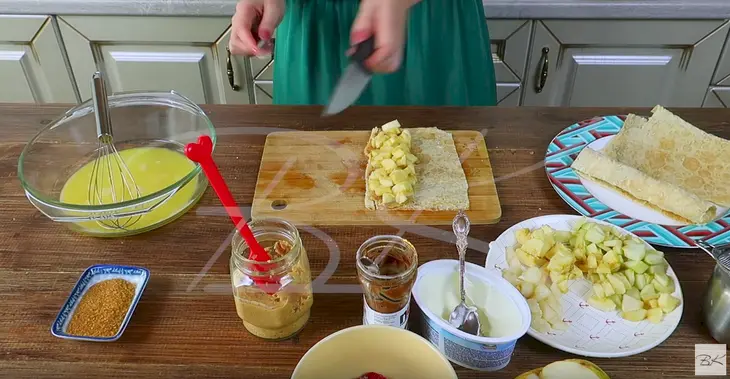 Французский тост из лаваша 4 самые вкусные начинки: шаг 5