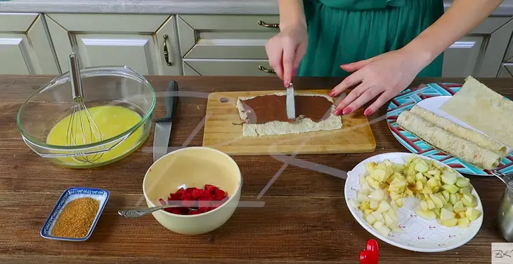 Французский тост из лаваша 4 самые вкусные начинки: шаг 6