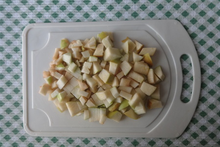 Творожный пирог с яблоками под меренгой: шаг 6