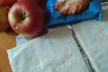 Слоеный пирог "яблочные рожки": шаг 1