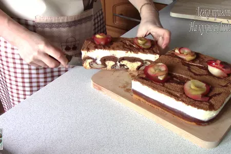 Пирог с яблоками! легко приготовить!: шаг 11