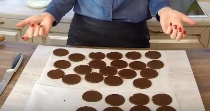 Печенье oreo с сырным кремом: шаг 2
