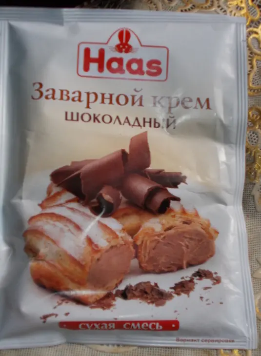 Бисквитные пирожные с шоколадным кремом: шаг 1