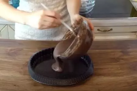 Черёмуховик со сливками и грушей: шаг 2