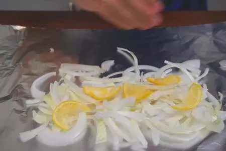 Рыба по-царски с овощами запеченная в духовке: шаг 5