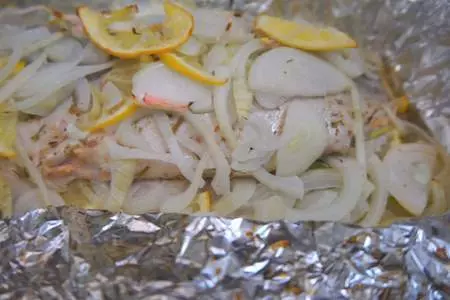 Рыба по-царски с овощами запеченная в духовке: шаг 7