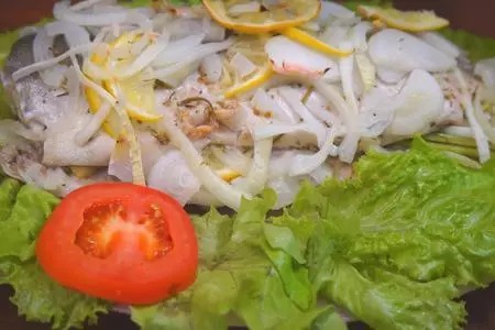 Рыба по-царски с овощами запеченная в духовке: шаг 8