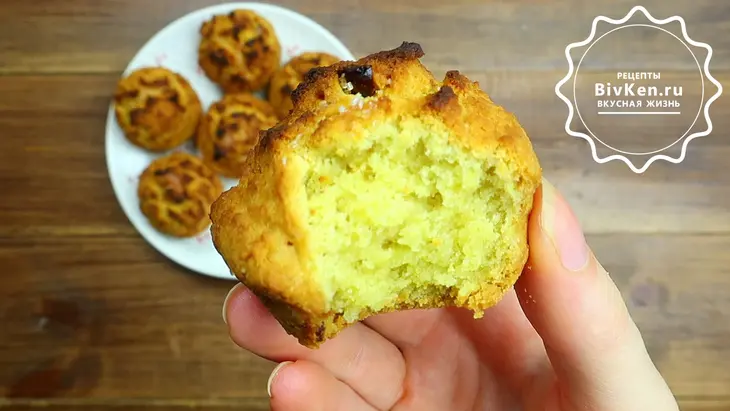 Маффины из рисовой муки с клюквой: шаг 7