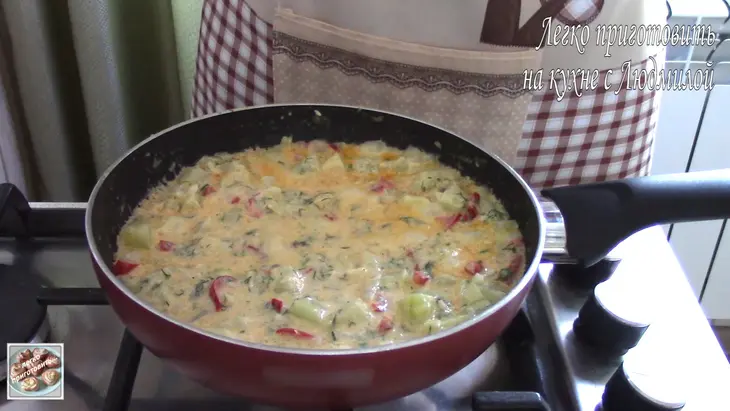 Нежные и вкусные кабачки с перцем в сметане!: шаг 5