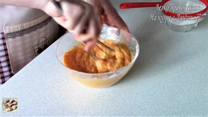 Пышные и очень вкусные морковные кексы.: шаг 3