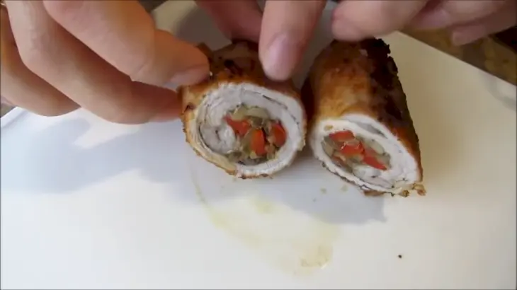 Мясные рулетики с овощами: шаг 9