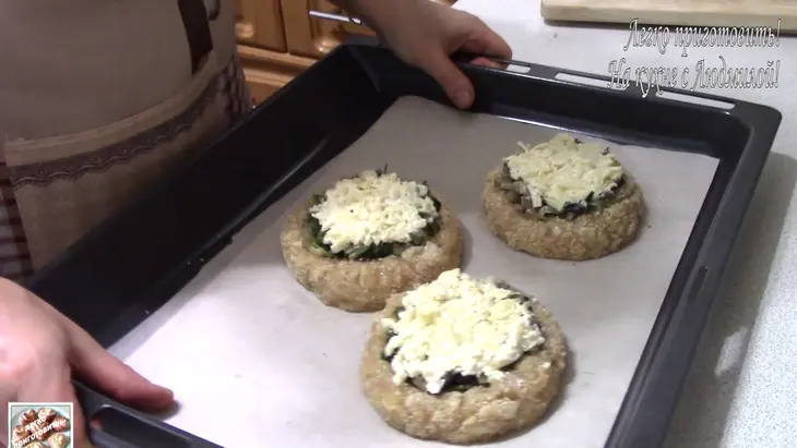 Мясные ватрушки: шаг 7