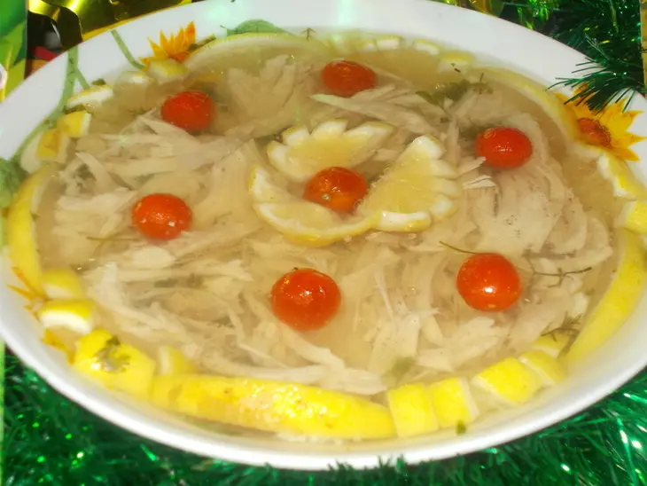 Заливное из куриной грудки: шаг 4