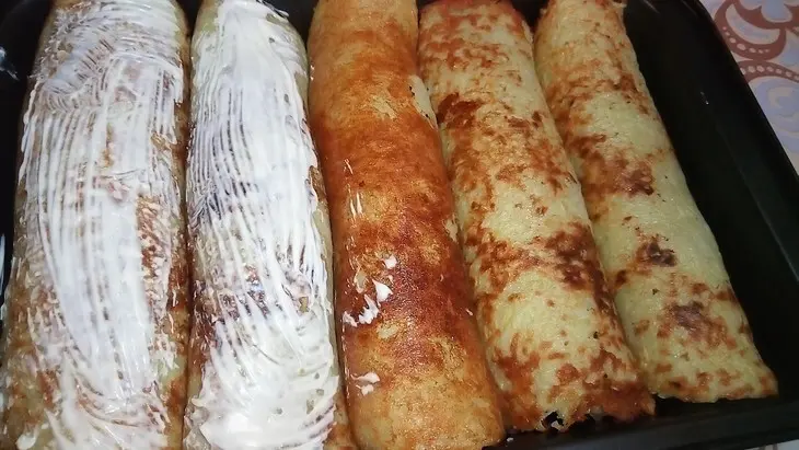 Рулеты из картофеля с мясом и сыром запеченные в духовке: шаг 5