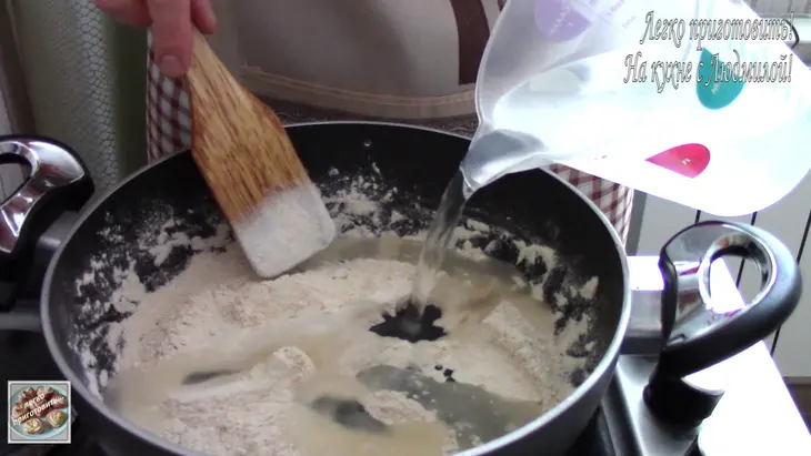 Фаршированные шампиньоны и картофель под соусом #постный ужин: шаг 4