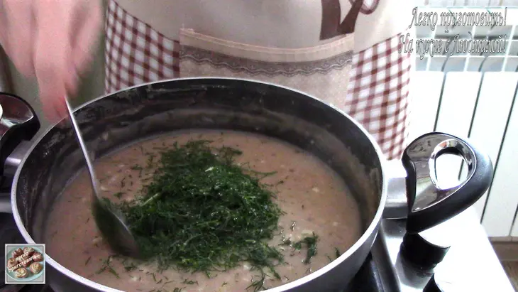 Фаршированные шампиньоны и картофель под соусом #постный ужин: шаг 5
