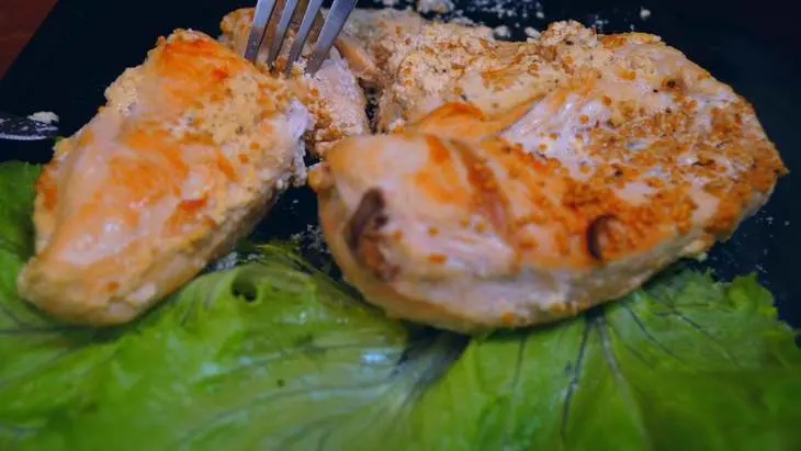 Горячая закуска из куриных грудок в сливках: шаг 5