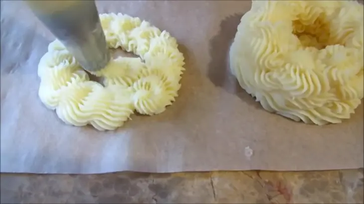 Картофельные гнезда с начинкой: шаг 4
