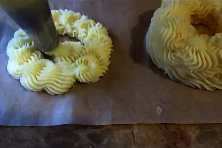 Картофельные гнезда с начинкой: шаг 4