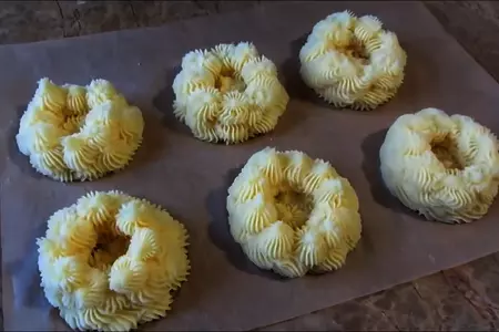 Картофельные гнезда с начинкой: шаг 5