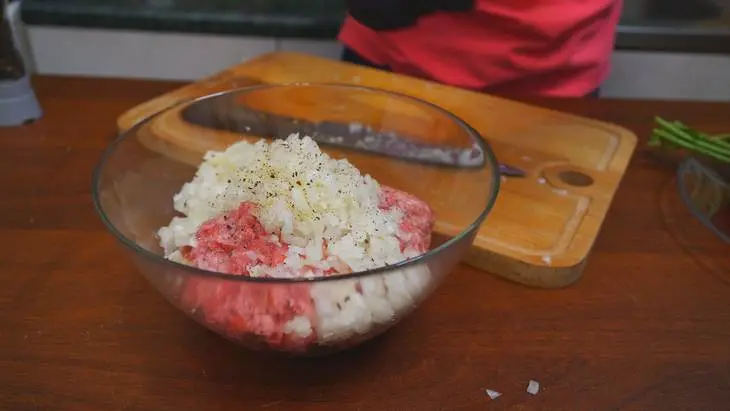 Горячая закуска с мясным фаршем и перцем: шаг 2