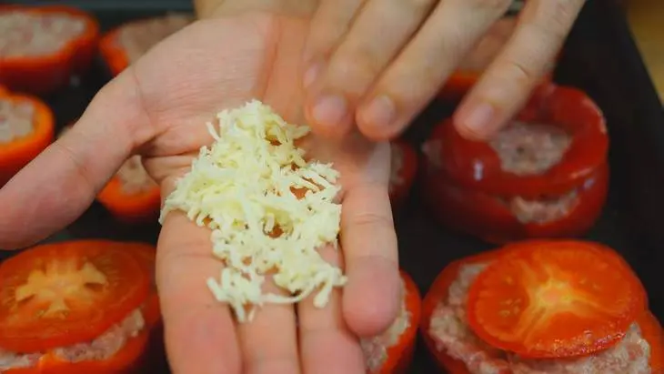 Горячая закуска с мясным фаршем и перцем: шаг 7
