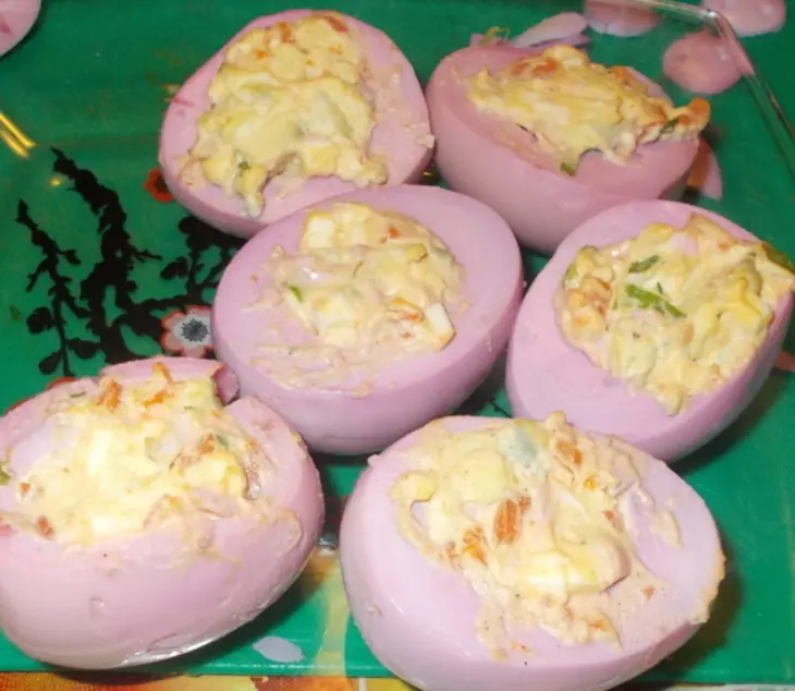 Закуска "фаршированные куриные яйца": шаг 6