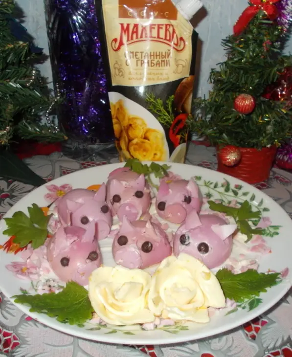 Закуска "фаршированные куриные яйца": шаг 7