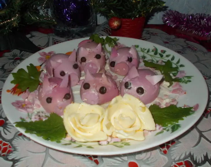 Закуска "фаршированные куриные яйца": шаг 8