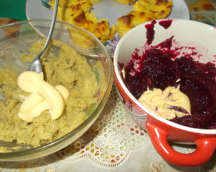Закуска с селедкой и запеченным картофелем: шаг 6