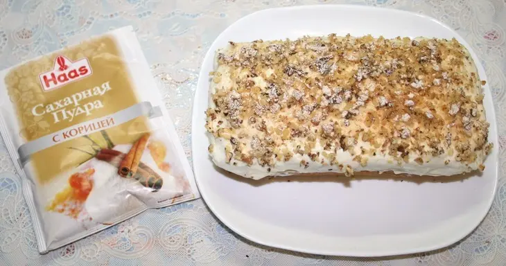 Кекс с корицей и грецкими орехами: шаг 8