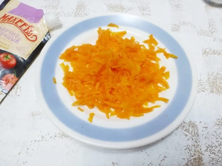 Салат с курицей и дайконом: шаг 4