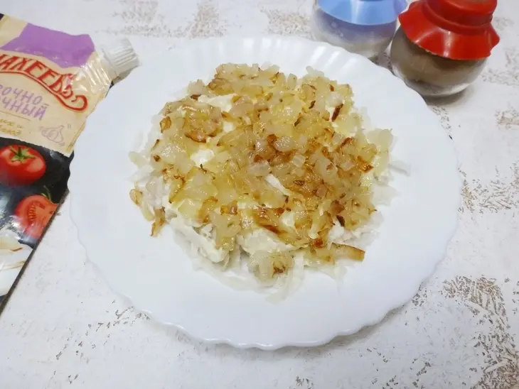 Салат с курицей и дайконом: шаг 7